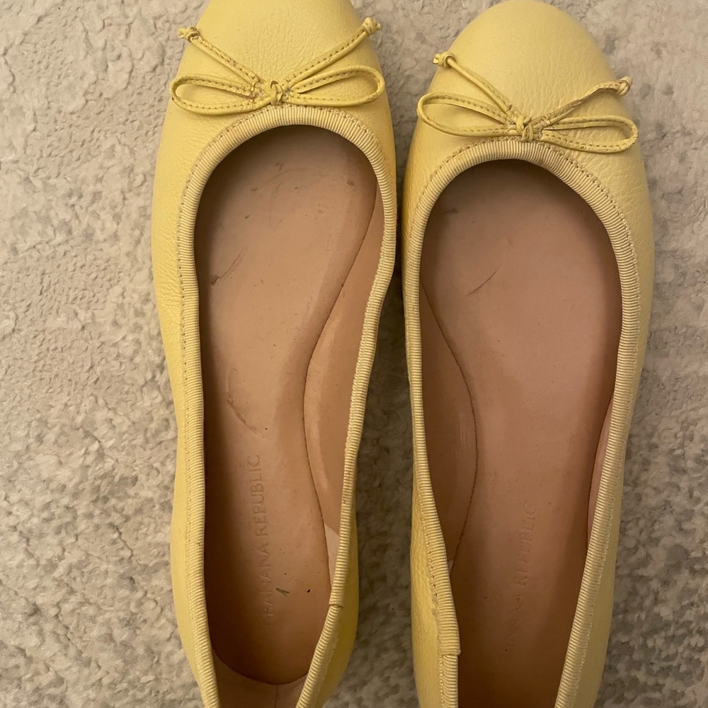Banana Republic Sunny Yellow Flats
